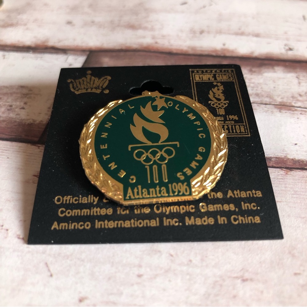 1996 Officially Licensed Centennial 100 Atlanta Georgia Olympic Games Pins - Picture 2 of 9